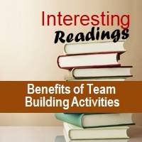 Benefits of team building activities