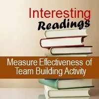 Measure Effectiveness of a Team Building Activity