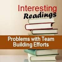 Problems with Team-Building Efforts