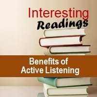 Benefits of Active Listening